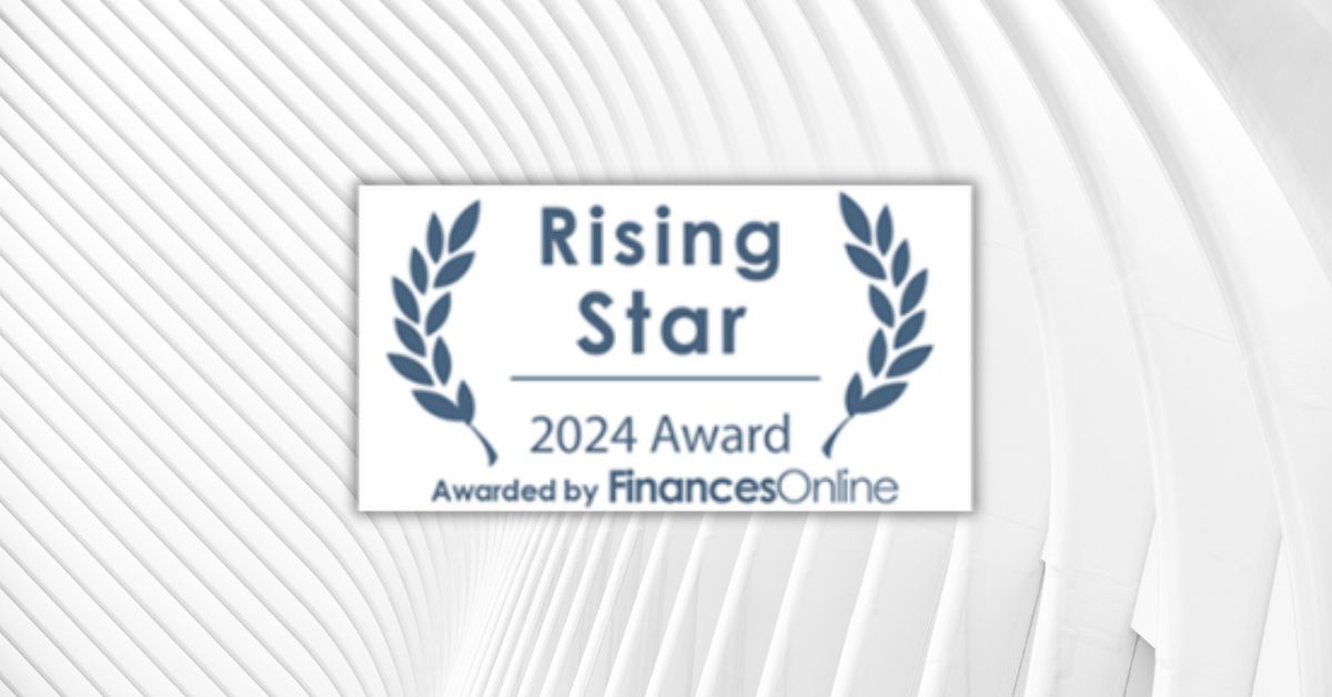 Rising Star 2024 Award by FinancesOnline