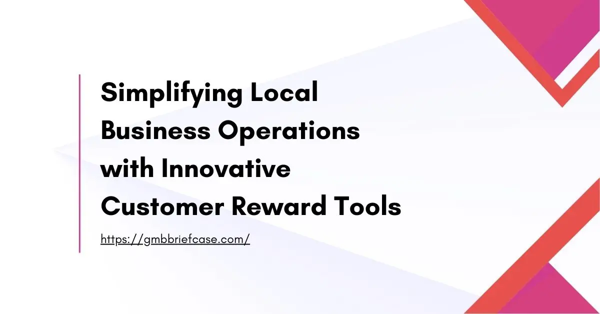 Simplifying Local Business Operations: Visual representation of innovative customer reward tools that streamline loyalty programs for local businesses.